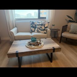 Loveseat - Cream/Beige