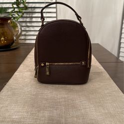 Laundry by Shelli Segal Brown Mini Backpack 