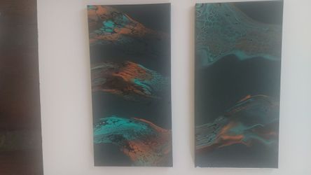 Vibrant abstract Canvas Art.