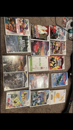 Wii Games And Guitar 