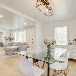 Modern Wood kitchen Table 