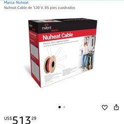Nuheat Nuheat Cable de 120 V, 85 pies cuadrados