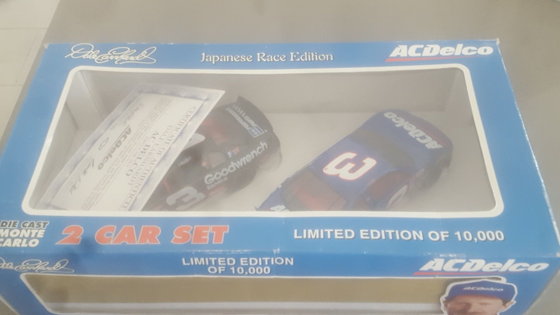 Dale Earnhardt die cast race cars