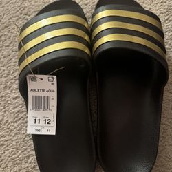 Adidas Slides (Gold)