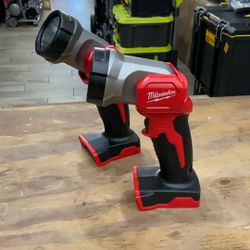 Milwaukee M18 18-Volt Lithium-Ion Cordless 100 Lumens LED Flashlight (Tool-Only) $30 EACH