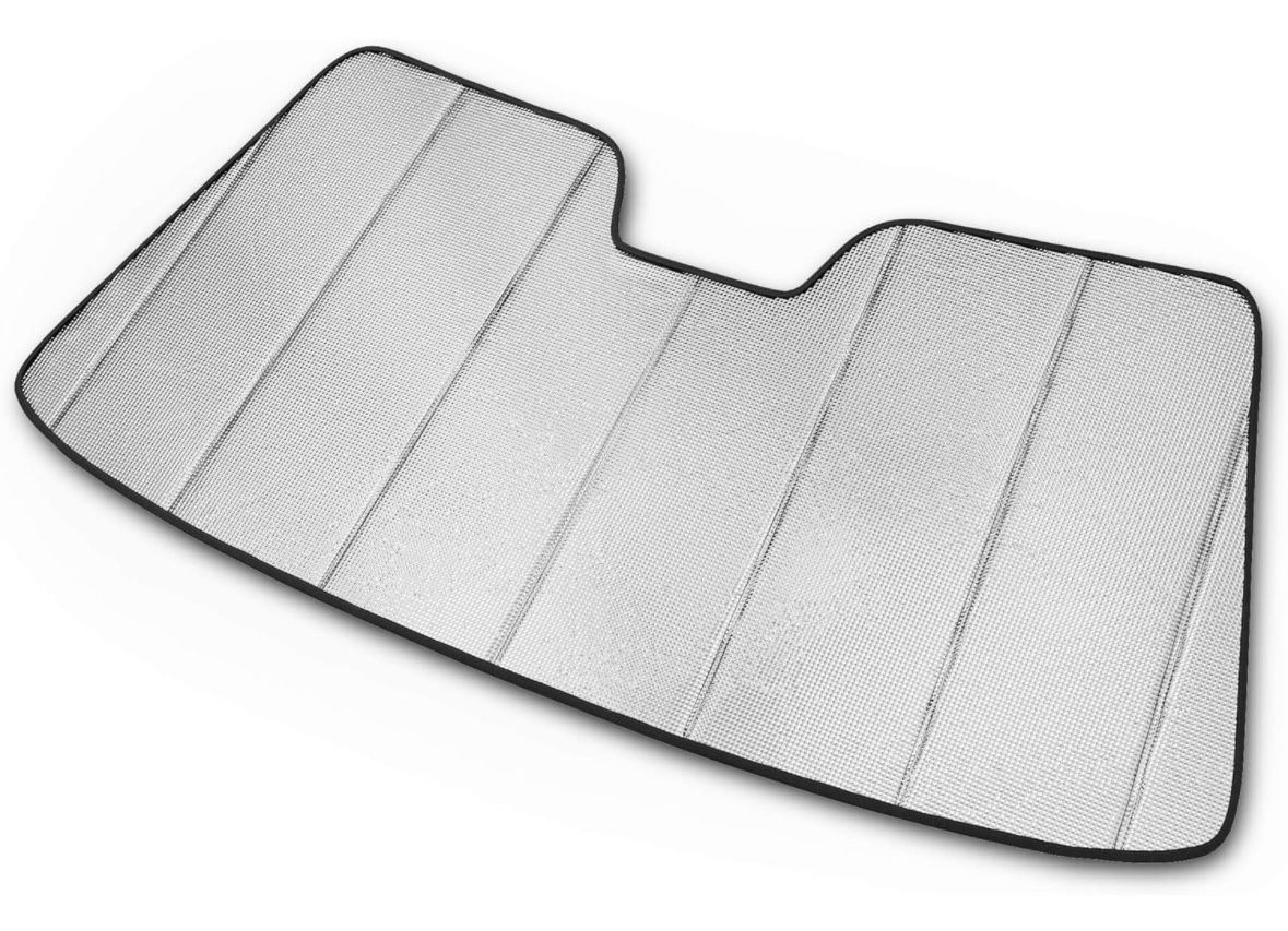 Autotech Park Foldable Sunshade Compatible with 2020-2024 Tesla Model Y, Custom-fit Windshield Sun Shade