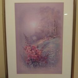 Framed Art Work By Tok Hwang