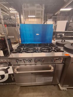 36" 6 burner comercial range