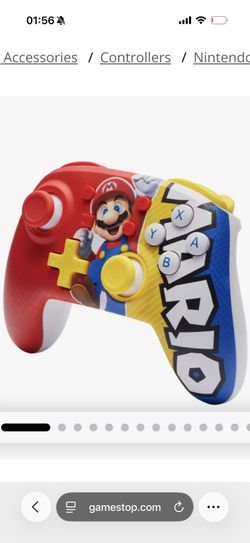 Nintendo Switch PowerA Nano Wireless Controller (Enhanced) Mario Victory NEW!