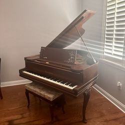 1912 Baby Grand Piano, Mason & Hamlin