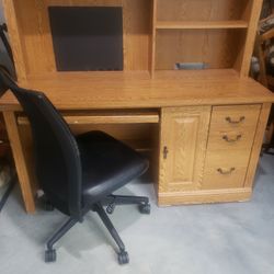 Office Desk And Office Chair 