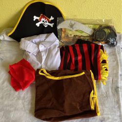 Like New Kids Pirate Costume Size L