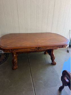 Solid Walnut Dining Table Set