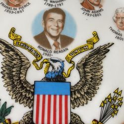200 years of presidents Plate for decoration only