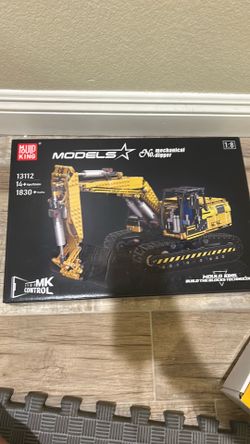 NEW Mould King 13112 RC Excavator Building Set, 1830 Pieces Building Blocks APP Remote Control Truck Construction