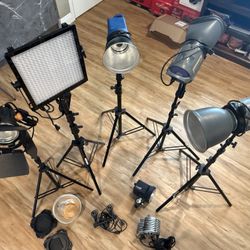 Photography Studio Lighting Kit – Lights, Stands, Accessories