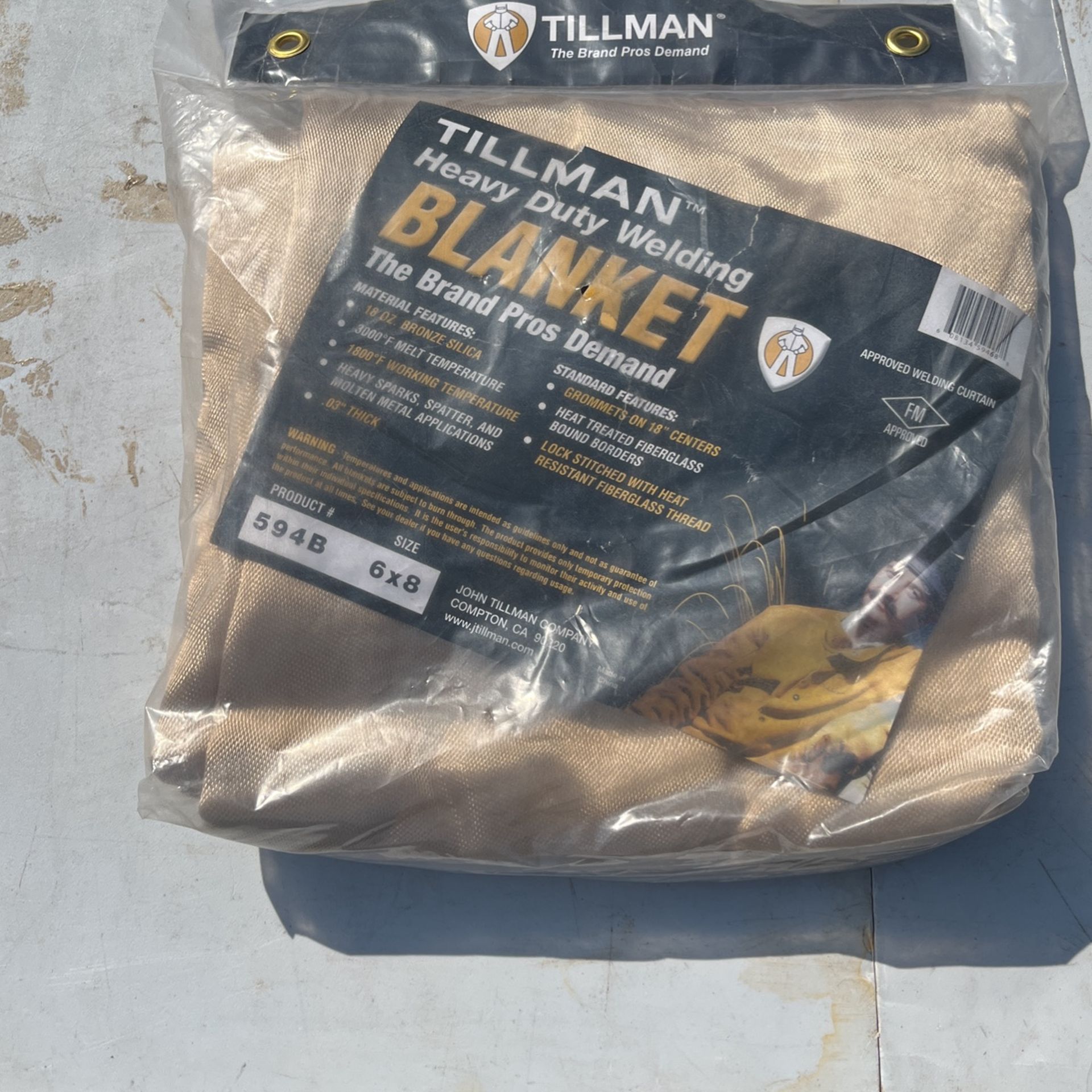 Tillman 6x8 Welding Blanket 