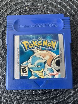 Pokemon Blue Version Nintendo Gameboy Cartridge, GBA Tested Authentic