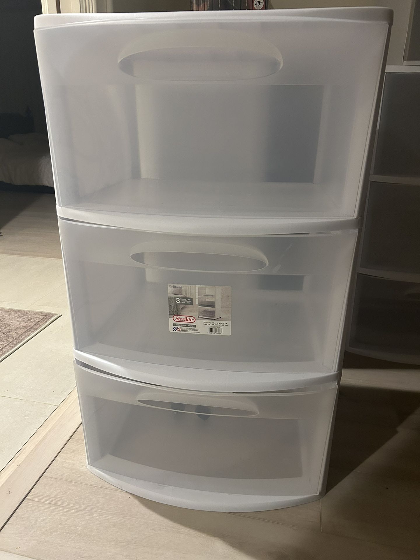Sterilite 3-drawer Storage Unit