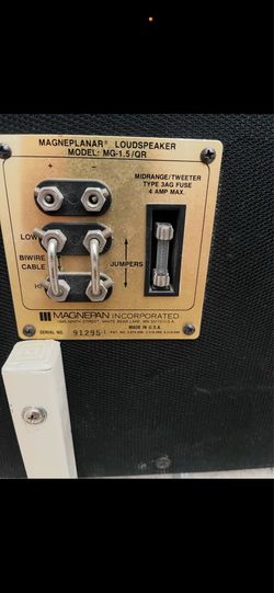 Magnepan MG-1.5/QR Speakers Pair + Original Stands