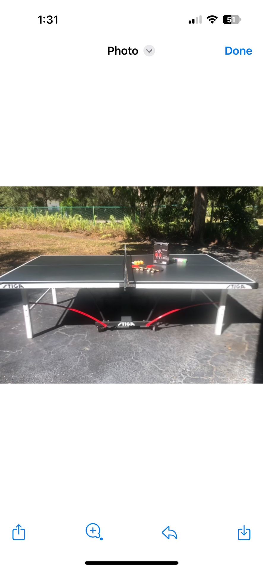 STIGA Ping Pong Table (includes equipment)