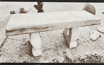 Straight STONECAST BENCH/Outdoor Seating