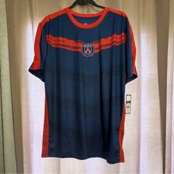 Paris Saint-Germain Officially Licensed Soccer Fan Shirt XL Navy Red PSG