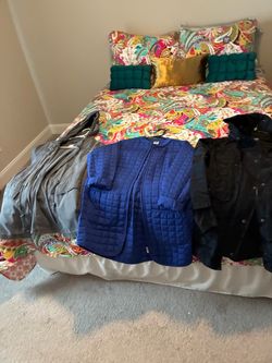 3 ladies Medium coats barely worn
