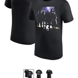 Size Large Men's WWE Black Wyatt Sicks Group Photo T-Shirt