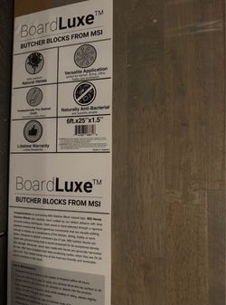 MSI Board Luxe Butcher Block - New