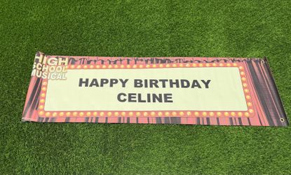 High School Musical Happy Birthday Sign