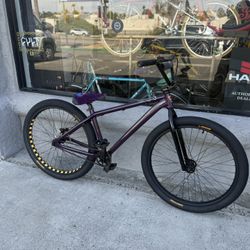 NEW Mafia 27.5 Bomma TTO Purple Wheelie BMX Bike Bicycle Hydro Hydraulic Disc Brakes Single Speed - Throne Collective Street Bike Co SE Gt 
