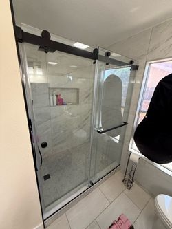 Shower doors include install