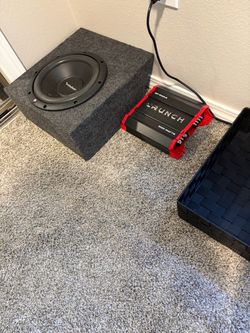 Rockford Fosgate R/2 and 1k watt amp and box