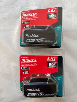 Makita 4.0 Ah 18v batteries