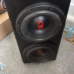 Subwoofers 6.5” W/ Custom Box