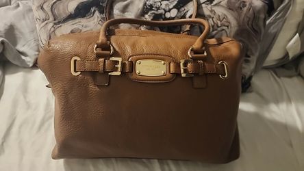 Michael Kors Hamilton Leather Satchel