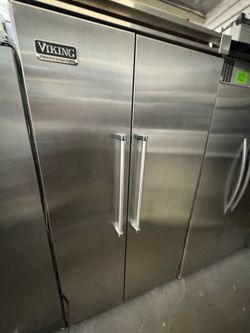 Viking 42” Professional Stainless Steel Side-by-Side Refrigerator