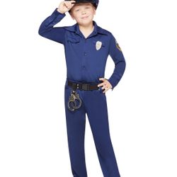Costume Kids Police Officer 👮‍♂️ Childs Large 12-14