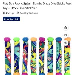 New Pack Of 8 DIVING STICKS. FUN FOR EVERYONE. CASH, PICKUP ONLY