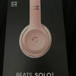 BEATS SOLO 3-ROSE GOLD