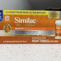 Botellas de 2 oz de similac sensitive