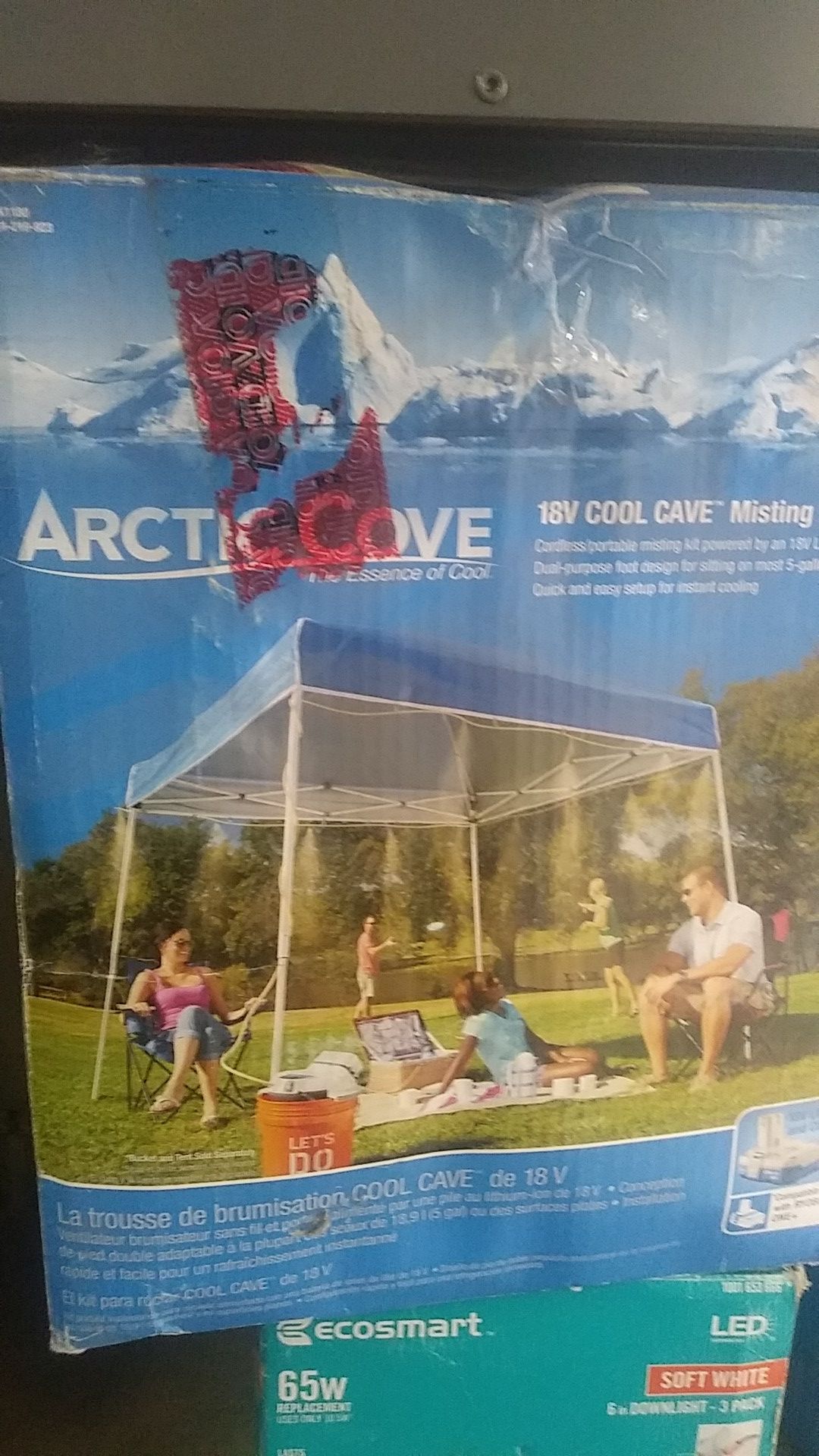 ARCTIC COVE. 18V COOL CAVE MISTING KIT