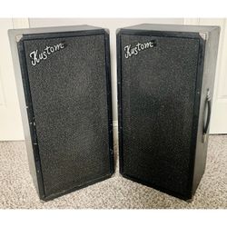 Vintage 1970s Kustom Speakers 