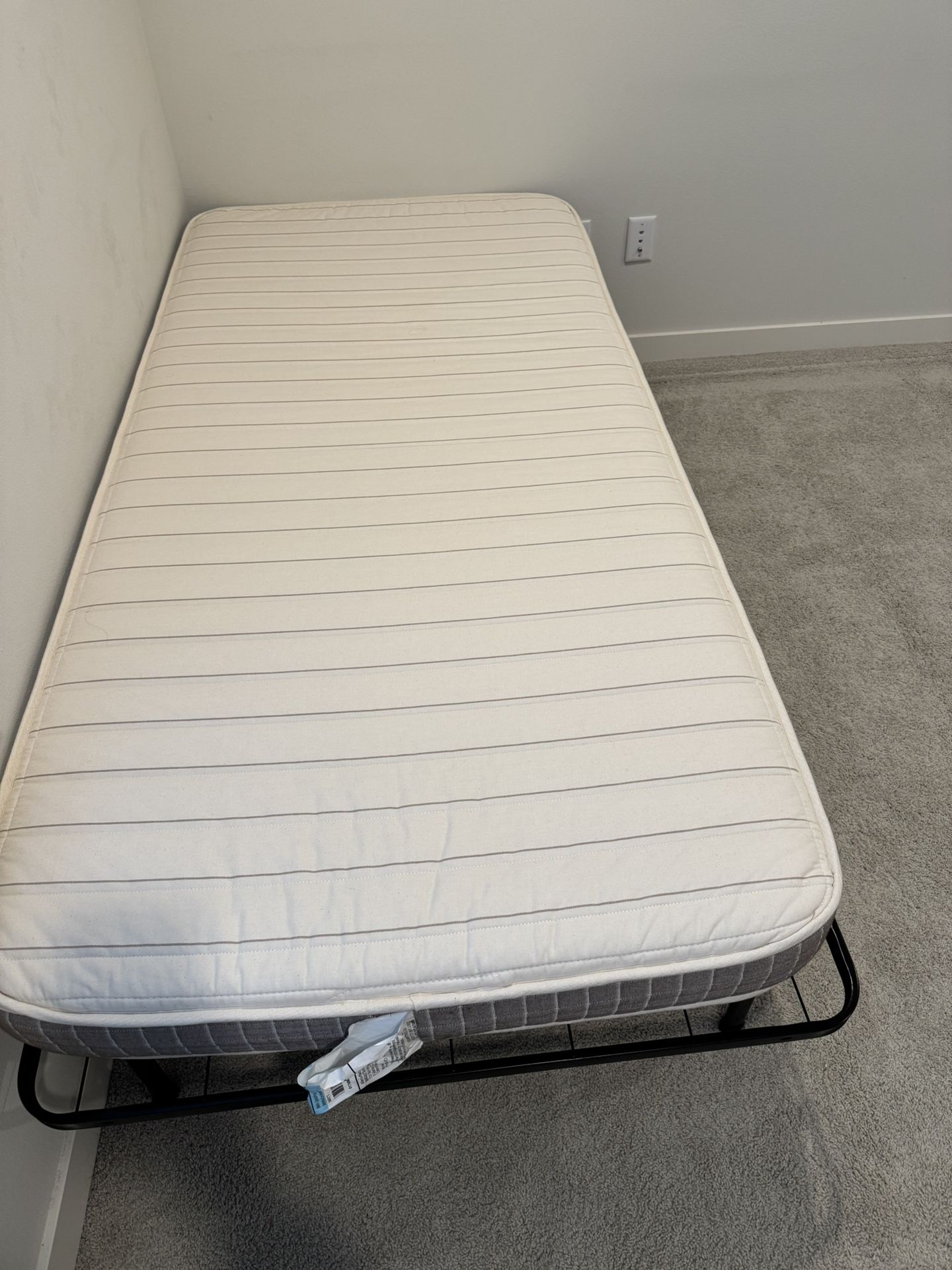 Twin Mattress XL + Bed Frame