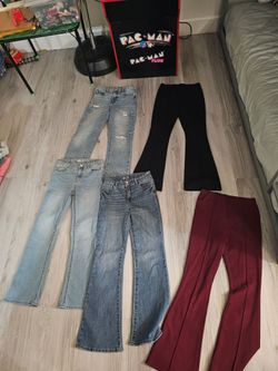Girls clothes sweaters and jeans size 14