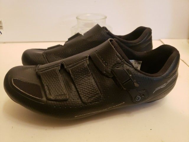 Shimano RP5 SPD SL Road Bike Cycling Shoes EU 46 Black Lightly used + very clean