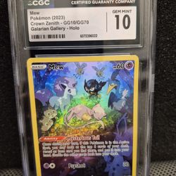 POKÉMON MEW GEM MINT 10 