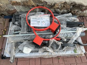 2 Silverback outdoor Basketball Hoops