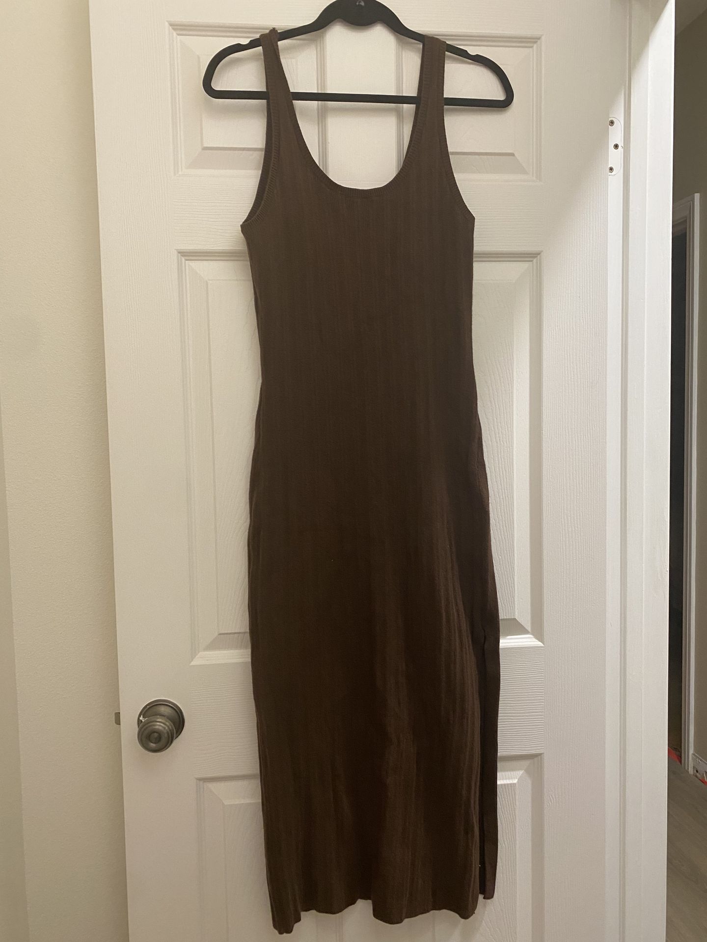 Brown Knit Dress